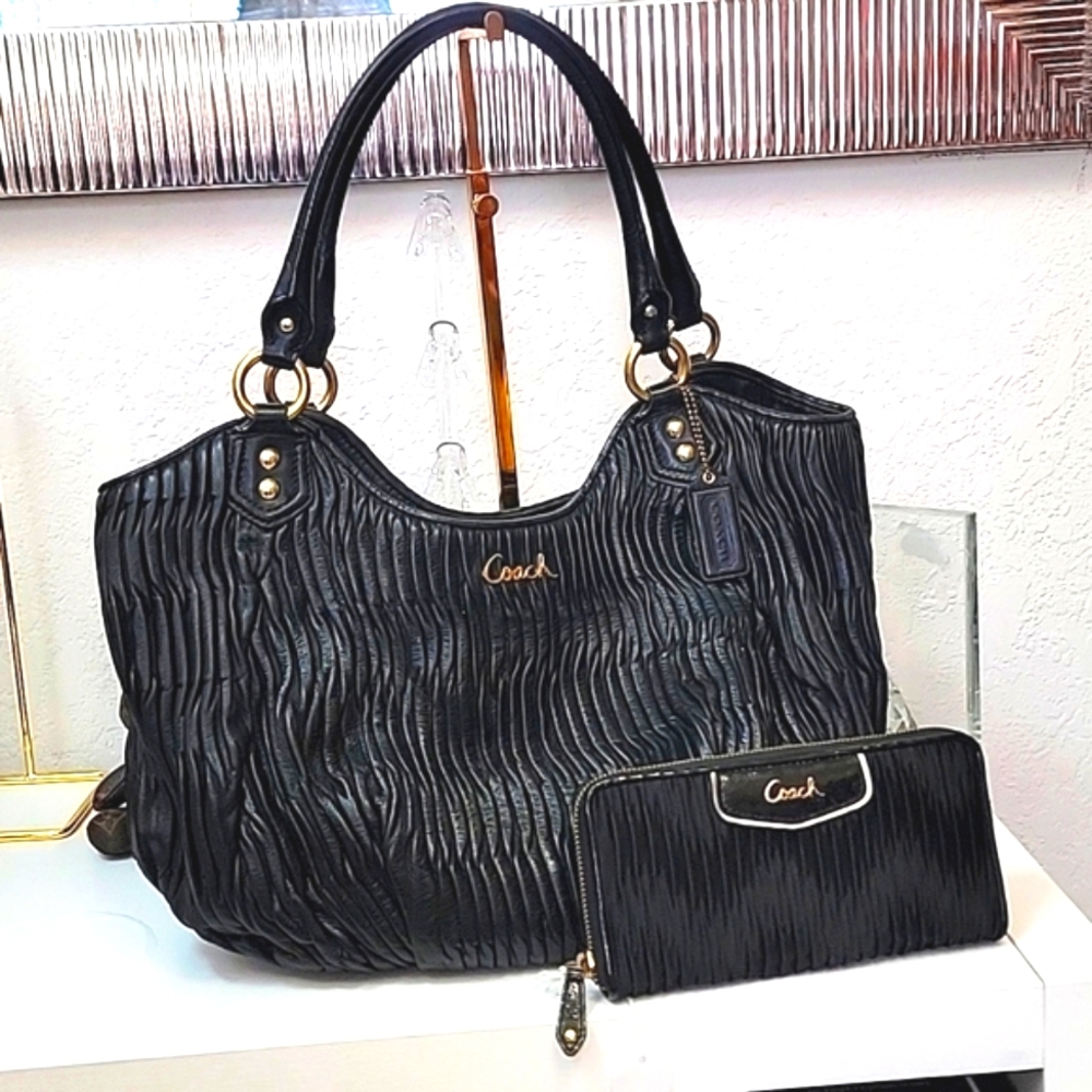 COACH Pleated Bag - wallet sold separately